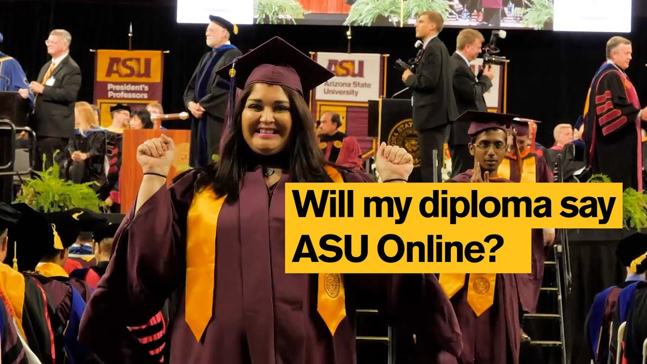 Do ASU Online degrees say 