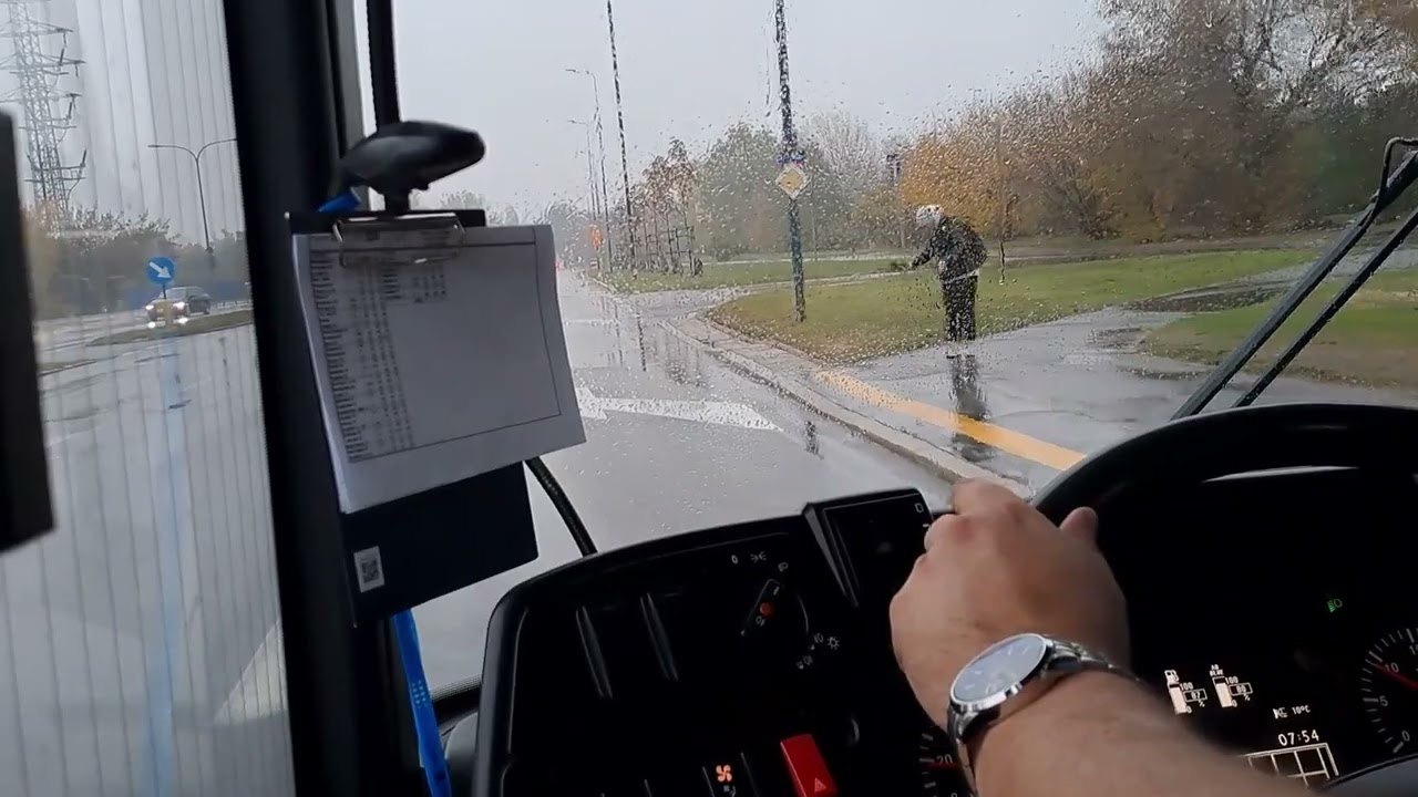 @25.10.2023r Środa. Linia 326/07 Kier. Metro  Bródno. Nowa trasa! OBJAZD.