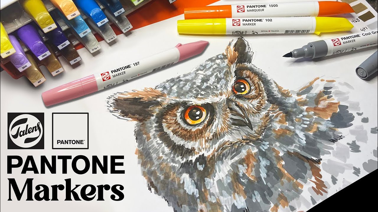 Маркеры Talens Pantone: Первое впечатление!