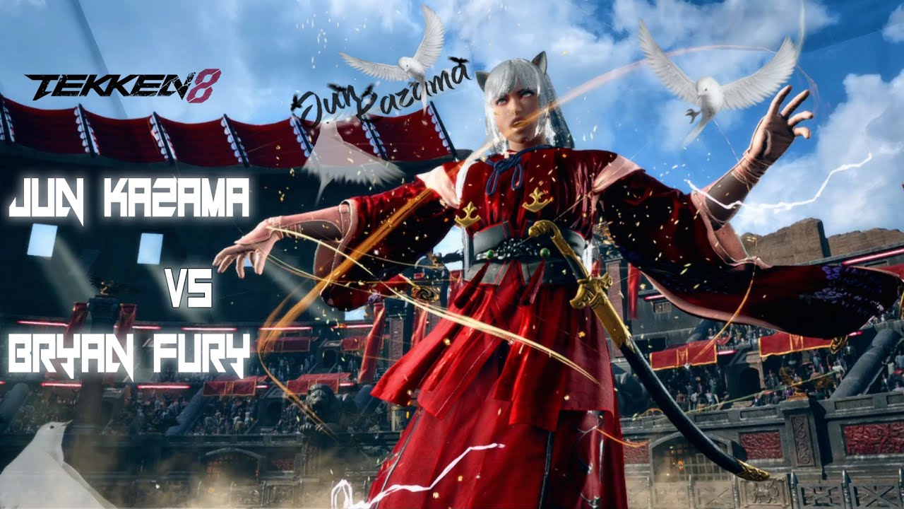 Tekken 8 - Inuyasha Jun Kazama  (Fated Angel / Blossom) vs Bryan Fury (Jineric) | Player Matches