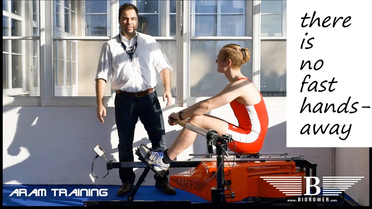rowing technique: there is no fast hands away (sculling technique)