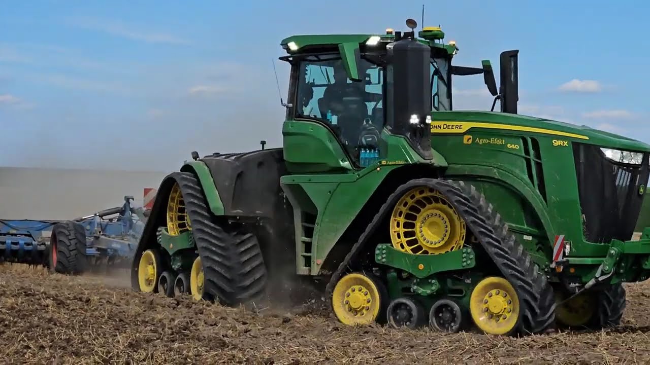 John Deere 9RX 640 Kombinat Rolny Kietrz Lemken Gigant 10