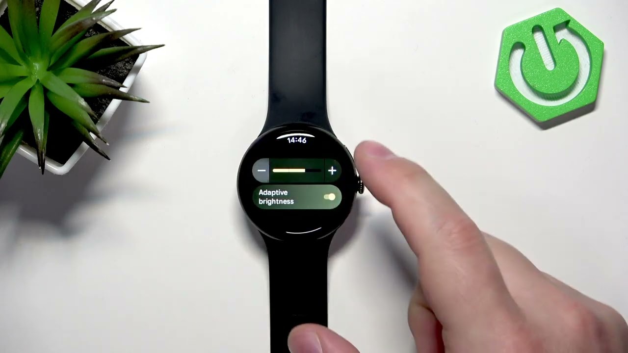 GOOGLE Pixel Watch 4 41mm - How to Change Screen Brightness