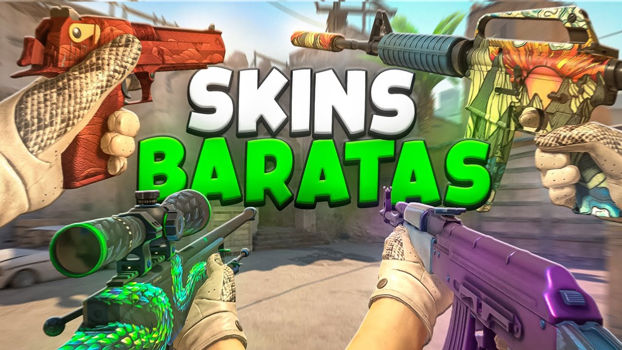 As MELHORES SKINS BONITAS e BARATAS no CS2! (Pós Crash Do Mercado)
