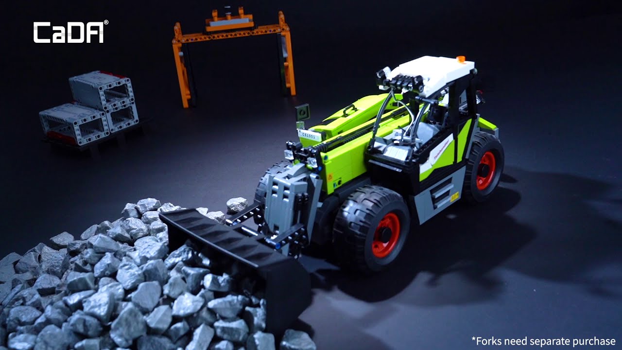 CaDA Bricks Master Series C61051W Telehandler | MOC by Eric Trax