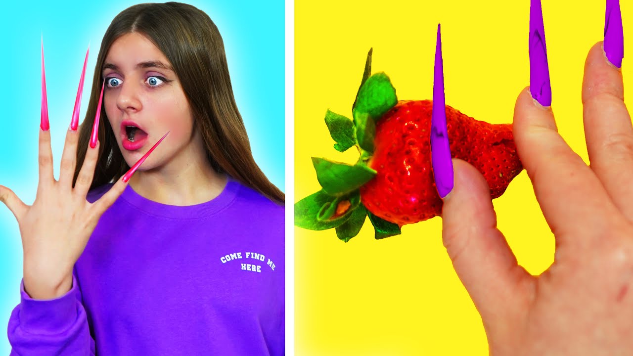 Problemas de Uñas Largas vs Cortas || Los Momentos más Divertidos por Amigos Para Siempre
