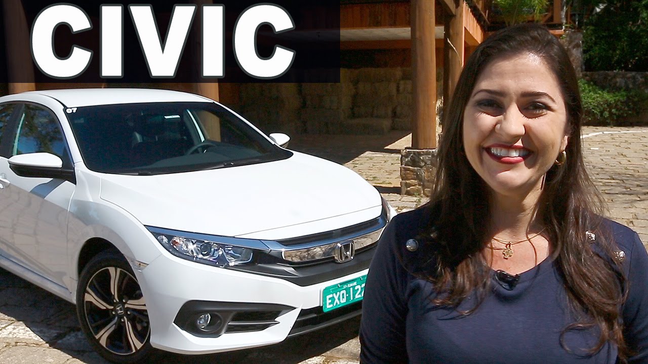 Novo Honda Civic 2017 1.5 Turbo Touring e 2.0 EXL em Detalhes