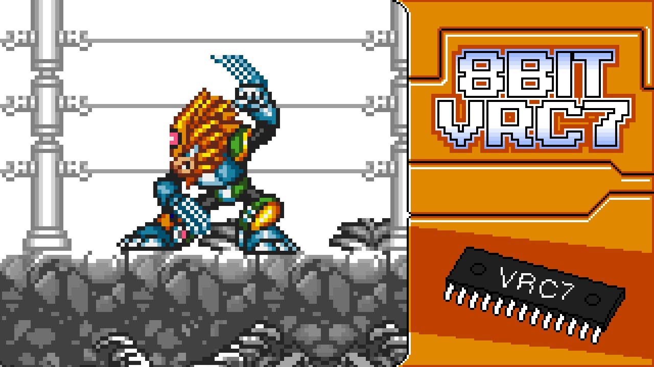Slash Man - Mega Man 7 [Hub Remix][8-Bit, VRC7] | 록맨7 -  슬래시맨 [화이트 스페이스 Ver][8비트]