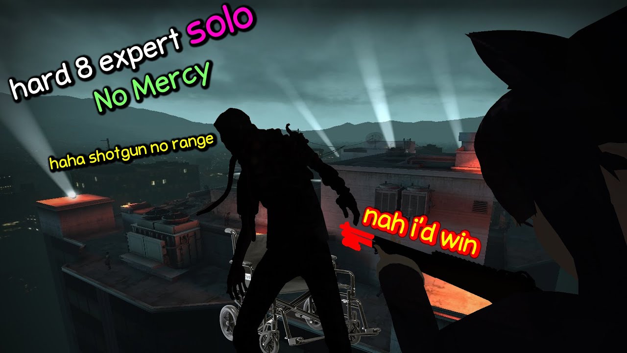 L4D2 - Hard Eight Expert Solo on No Mercy (with tips & tricks)