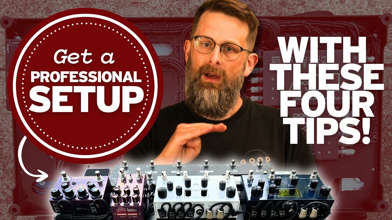 4 Tips For Cleaner Cable Channels on your Pedalboard!