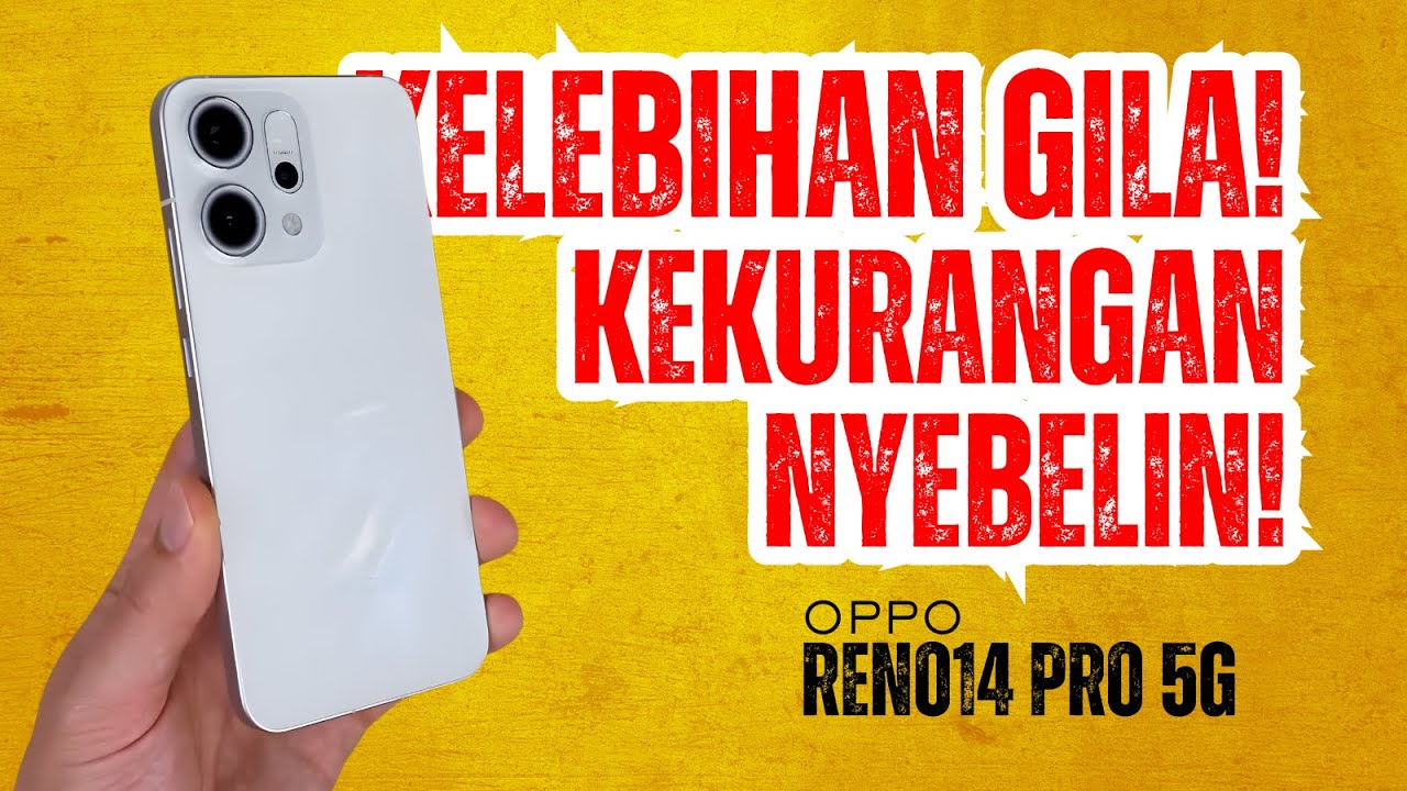 OPPO Reno14 Pro 5G JUJUR! Kelebihan GILA, Tapi Kekurangannya Bikin Mikir 🤔
