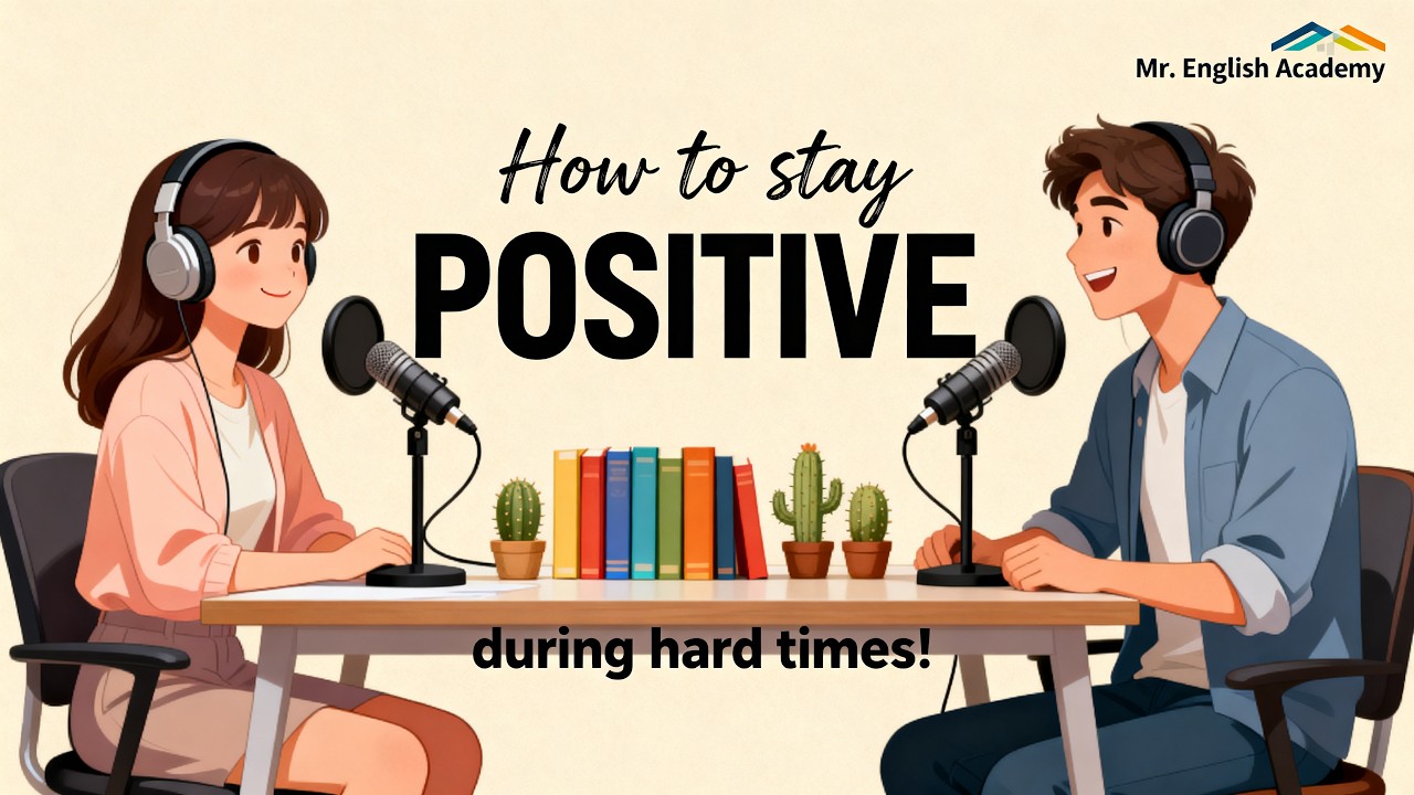 Learn English with a Positive Mindset | B1 English Conversation Podcast