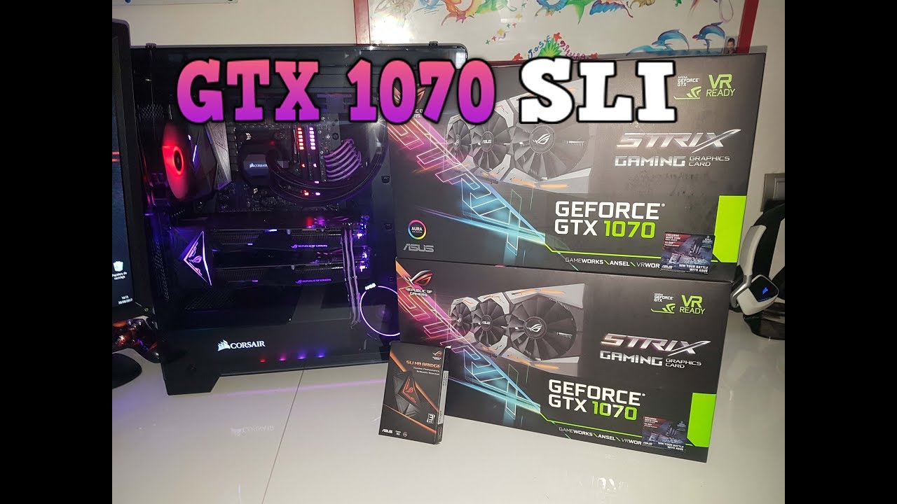 MONTANDO SLI ASUS GTX 1070 OC MAS 3D MARK BECKMAN