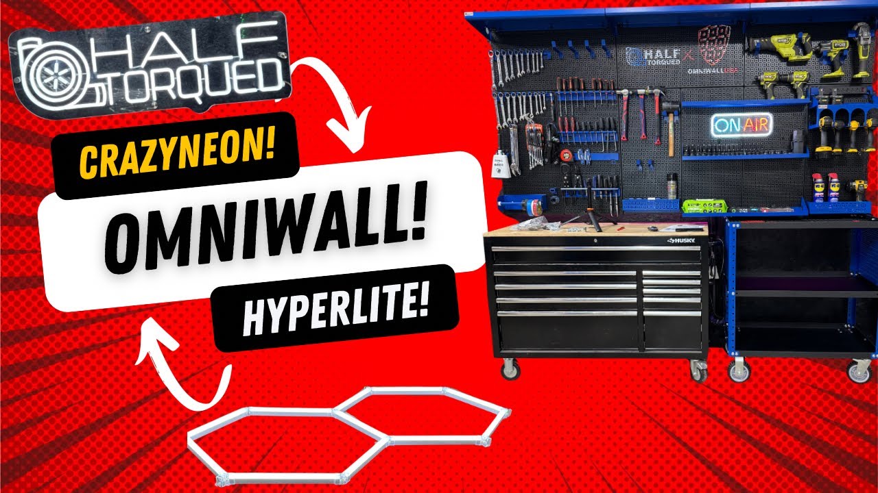 Adding the OmniWall and HyperLites to the Garage! (Garage Renovation)
