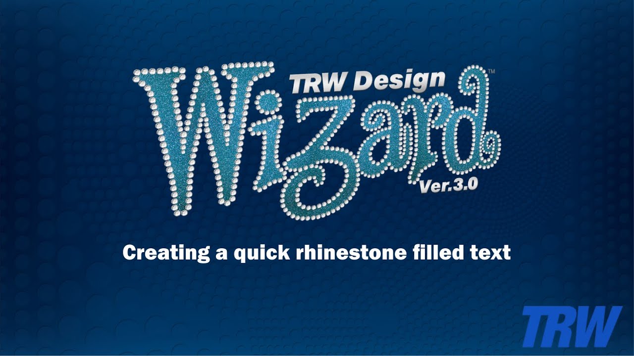 Creating a Rhinestone Filled Text