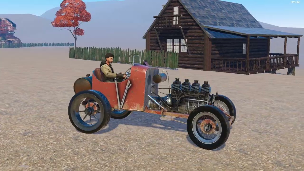 Vintage car driving (Godot 4)