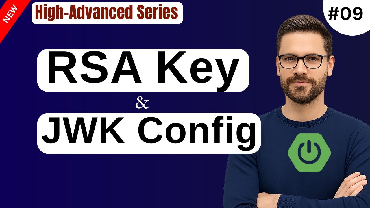 RSA Key & JWK Configuration Explained | JWT Security in Spring Boot Auth Service | Banking App