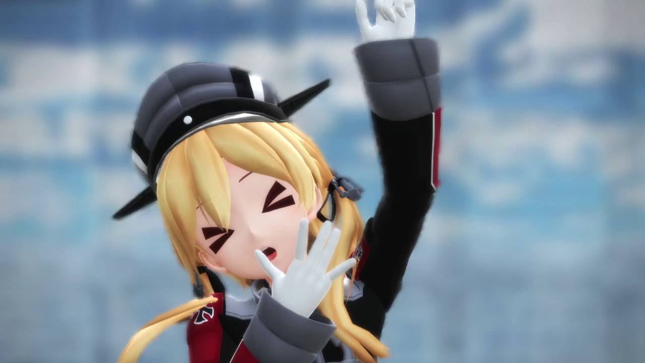 【艦これMMD】プリンツ・オイゲンが可愛らしく「ハートアラモード」