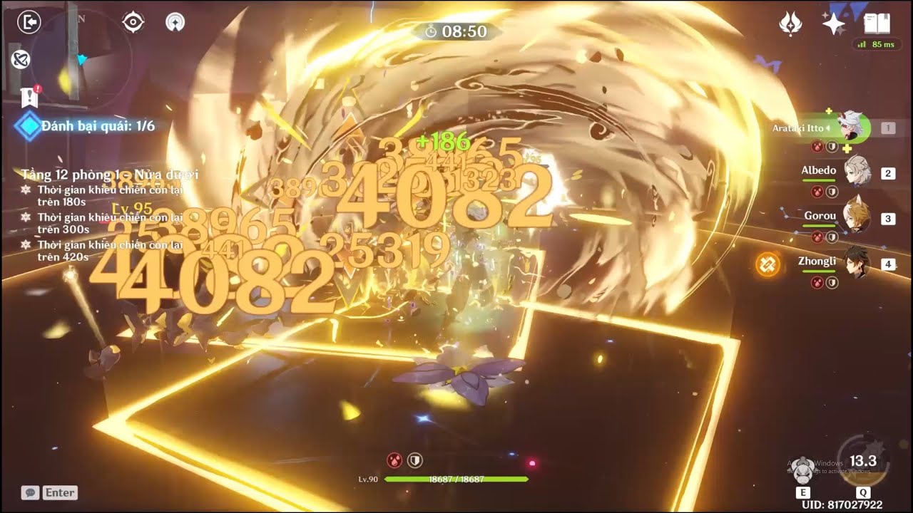 Itto Serpent Spine R1 dmg test