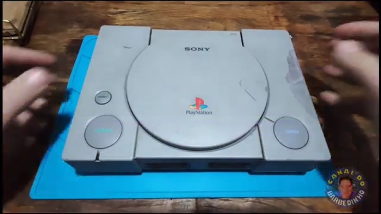 Teste e reparo do PS1 que peguei na rua!!