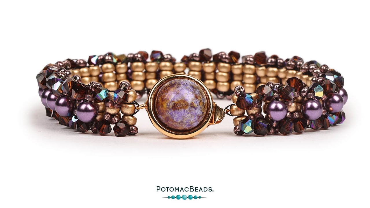 Butterfly Ladder Bracelet - DIY Jewelry Making Tutorial by PotomacBeads