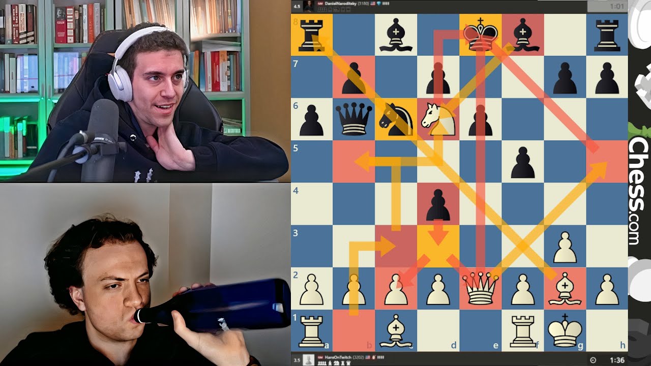 TIME is KILLING me! GM Hans Niemann vs GM Daniel Naroditsky