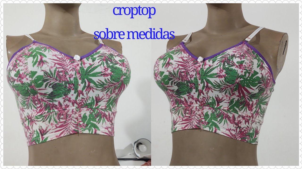 #bralette, corpiño, croptop#aprende #facil , tutorial paso a paso, sobre medidas,házlo con 2 medidas