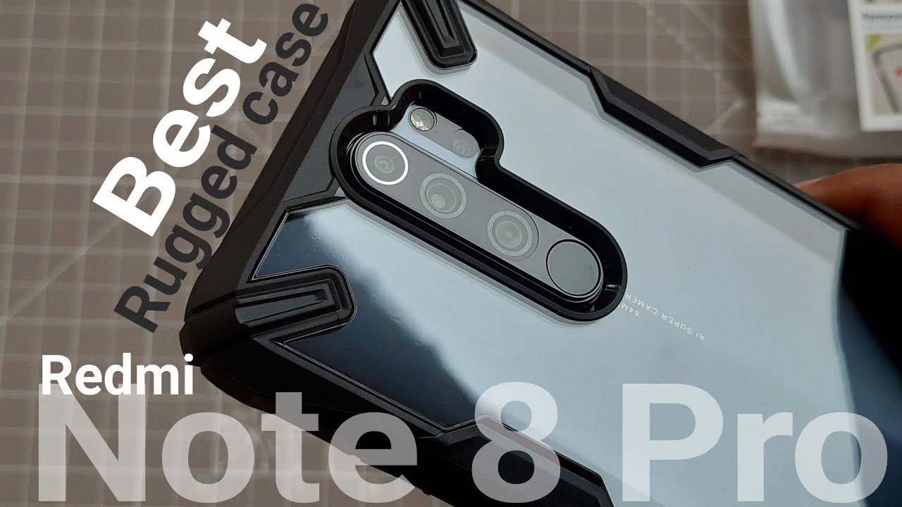 Redmi Note 8 Pro Best Military Grade Rugged Case | Ringke FusionX case