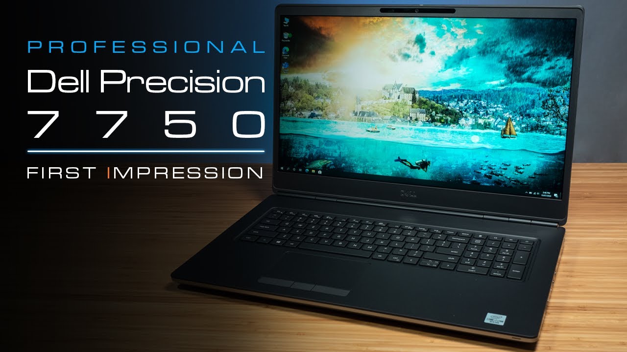 Dell Precision 7750 (2020) Unboxing and First Impression