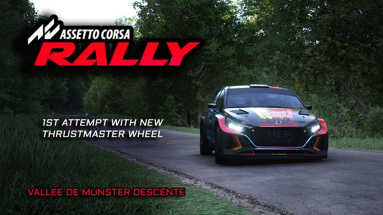 Ралли Assetto Corsa - Спуск Валле-де-Мюнстер - Hyundai i20 Rally2