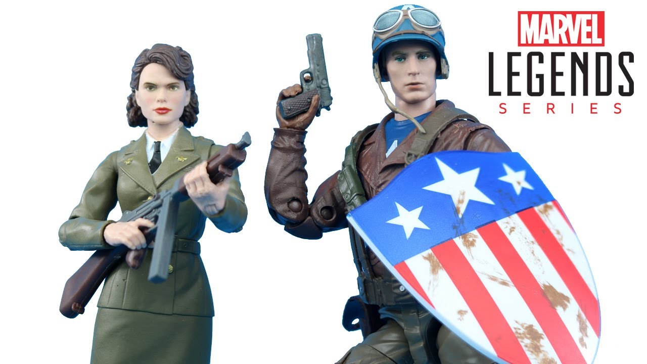Marvel Legends CAPITÃO AMÉRICA & PEGGY CARTER 2-pack Review  - Especial Dia dos Namorados