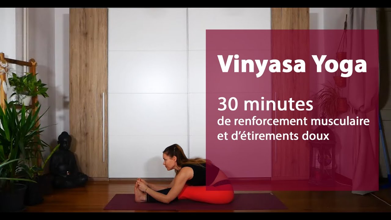 Vinyasa Yoga d&eacute;butant de 30 minutes (en fran&ccedil;ais)