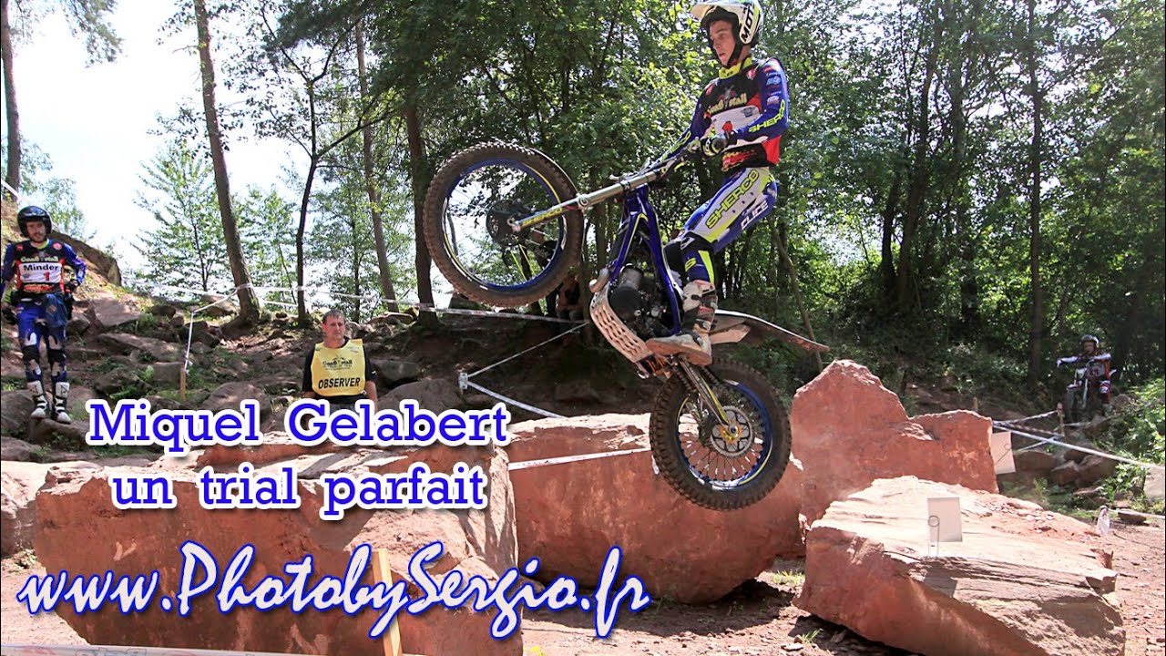 Miquel Gelabert, un trial parfait