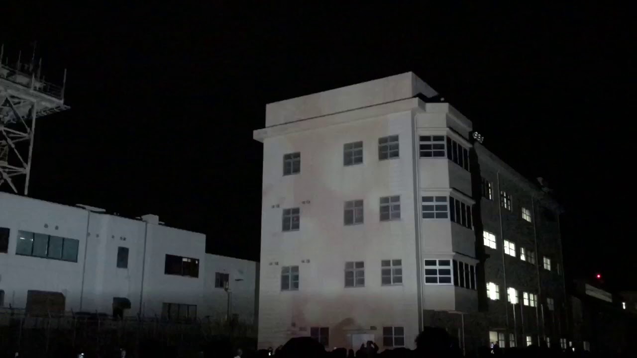 2017 12 9 那覇基地航空祭 プロジェクションマッピング ナイトフライト