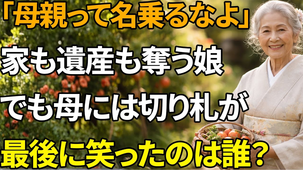 「もう貧乏くさい母親なんていらない」――実の娘に絶縁された72歳女性が選んだ衝撃の逆転人生【シニアライフ】【60代以上の方へ】