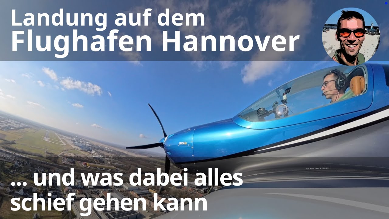 Landung auf dem Flughafen Hannover mit der VL3 und mögliche Fehler - mit praktischen Beispielen 😜