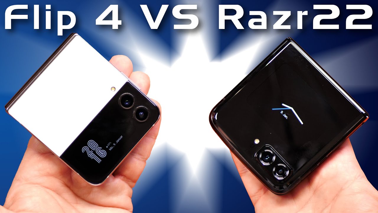 Foldables im Vergleich - Motorola Razr 2022 vs Samsung Galaxy Flip 4 - Das solltest Du Wissen