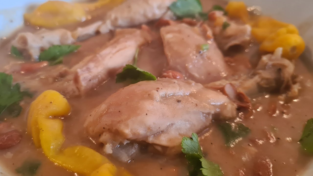 🇸🇷 Surinaamse Bruinebonen kip| Surinaamsebrown beans with chicken|