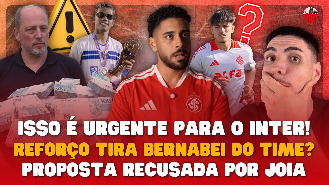 🚨 ISSO É URGENTE PARA O INTER! REFORÇO APRESENTADO COLOCA BERNABEI NO BANCO? ELE RESPONDEU!