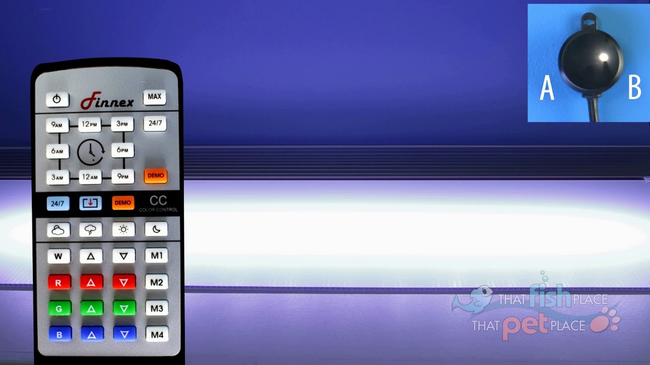 Finnex Planted Plus 24 7 CC - Remote Instructions