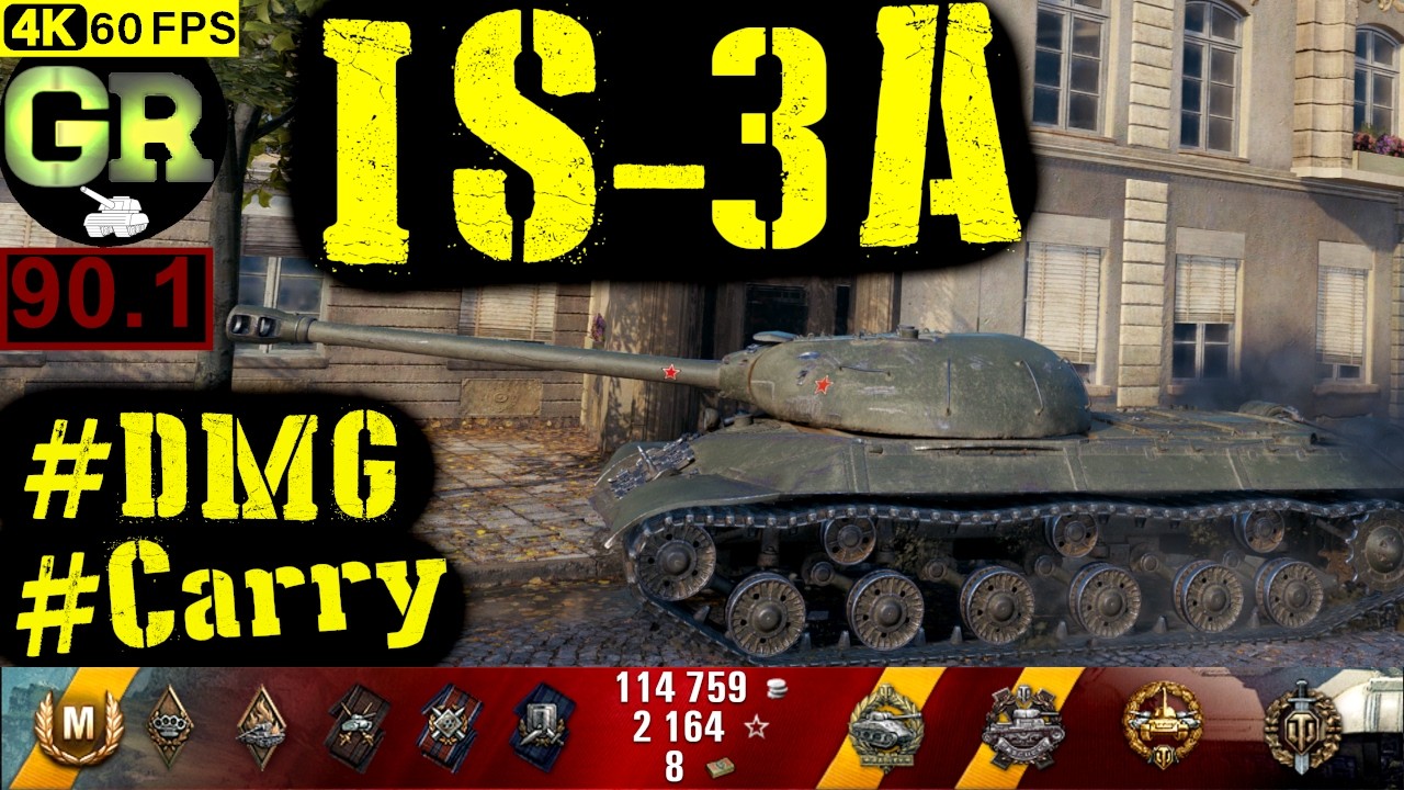 World of Tanks IS-3A WoT Replay - 8 Kills 6.1K DMG(Patch 1.4.0)