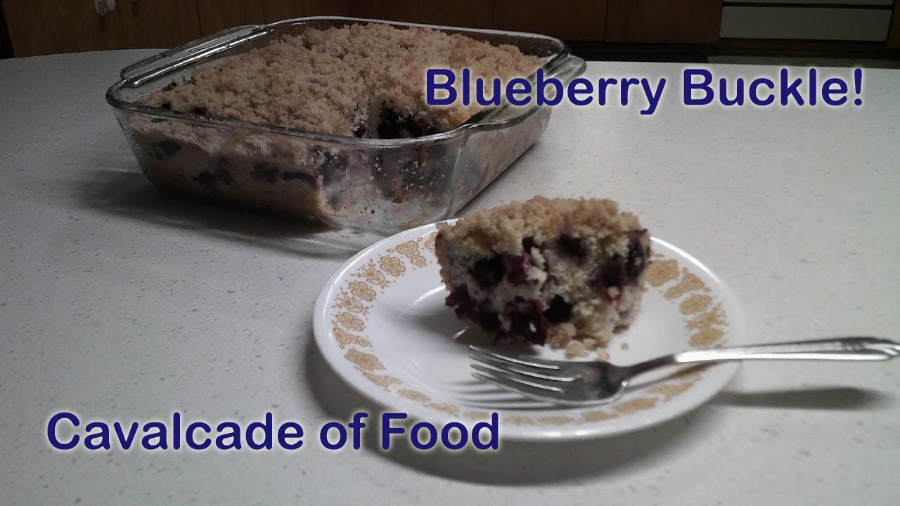 Blueberry Buckle - a delicious homemade coffee cake!
