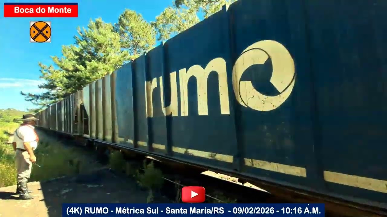 (4K) RUMO – Santa Maria/RS – 09/02/2026 – 10:16 A.M.