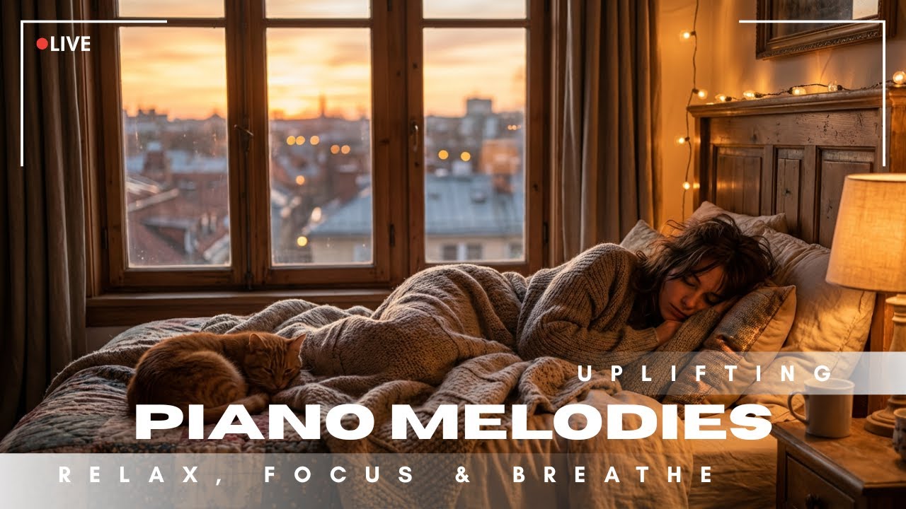 Uplifting Piano Melodies to Relax, Focus & Breathe
