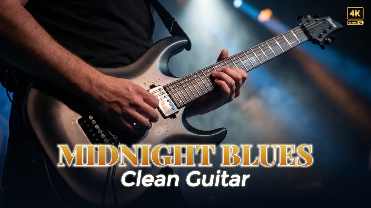 Clean Electric Blues Guitar – Late Night Instrumental for Relax & Focus VOL. 113