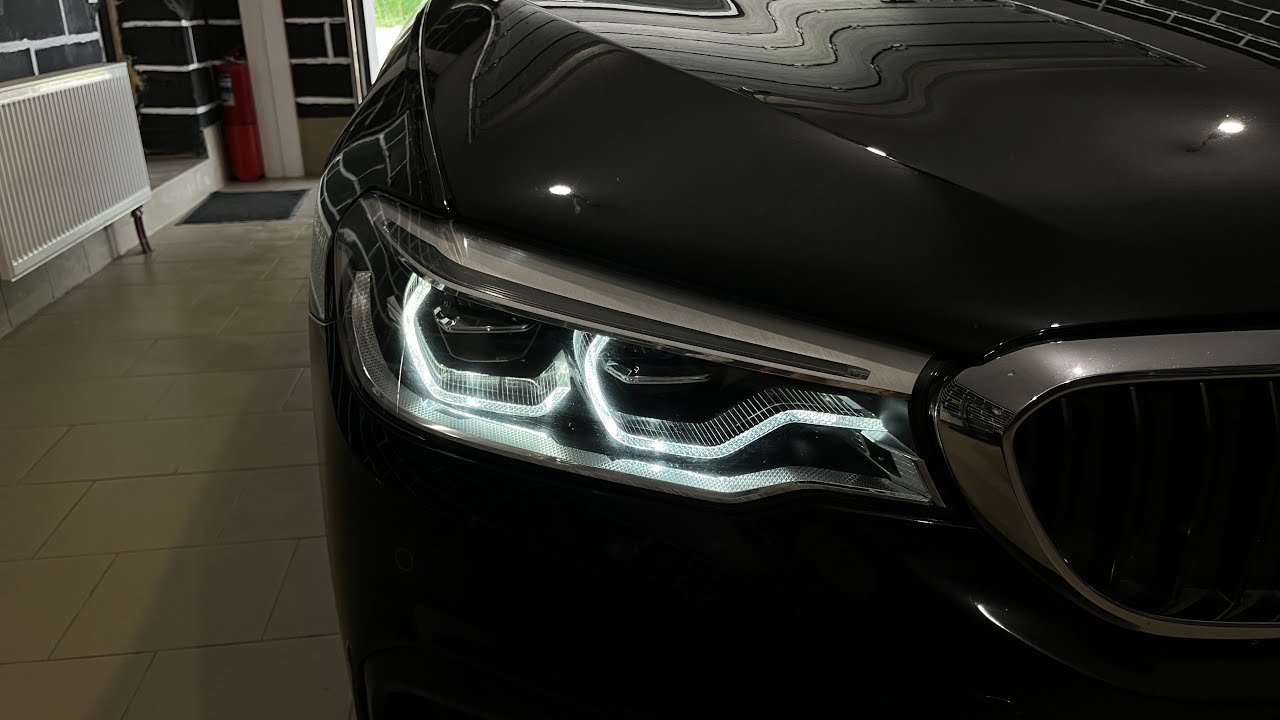 BMW 5 g30 - ремонт фары, реснички (глазок)