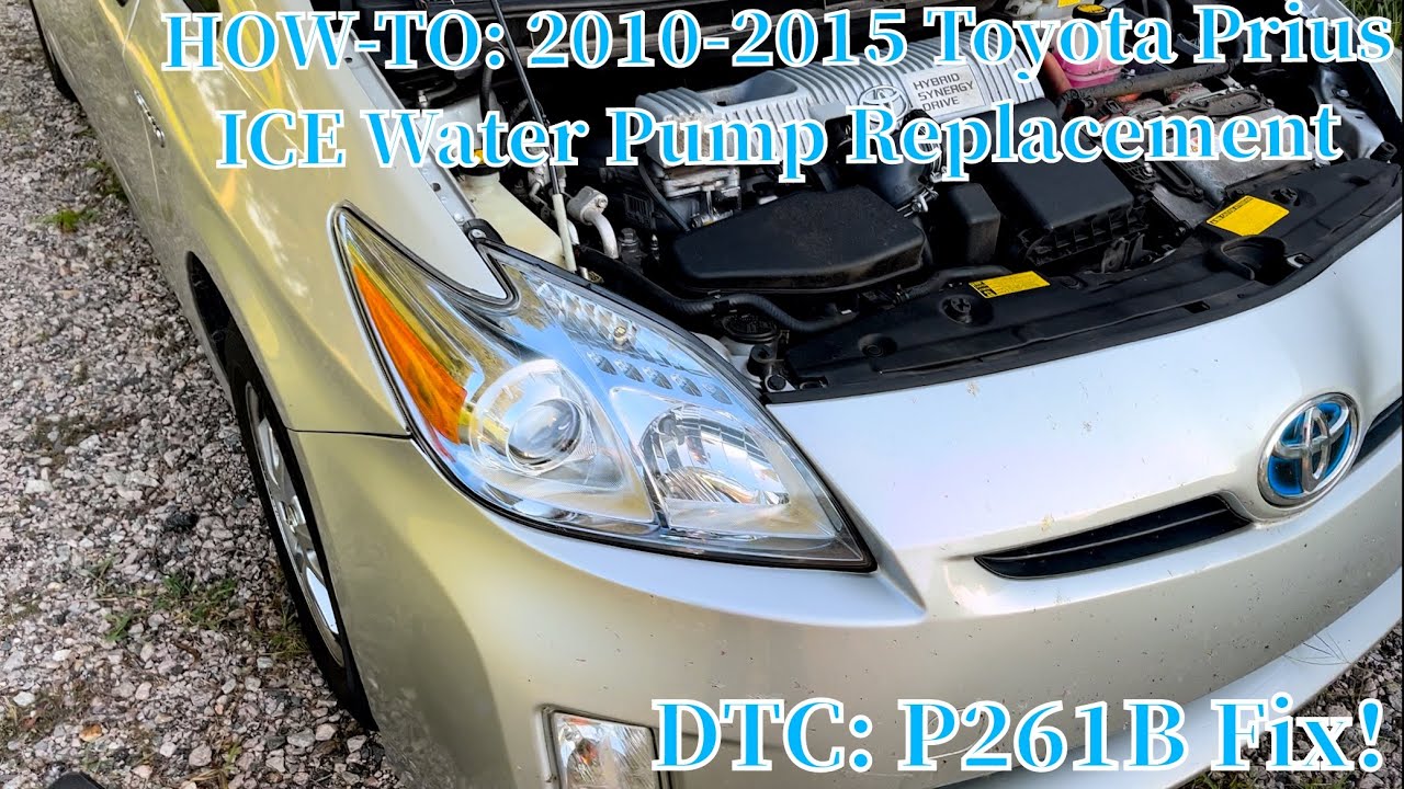 HOW-TO: 2010-2015 Toyota Prius ICE Water Pump Replacement