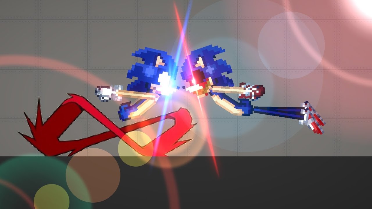 Sonic VS Sonic.Exe LUTA ÉPICA (Melon Playground