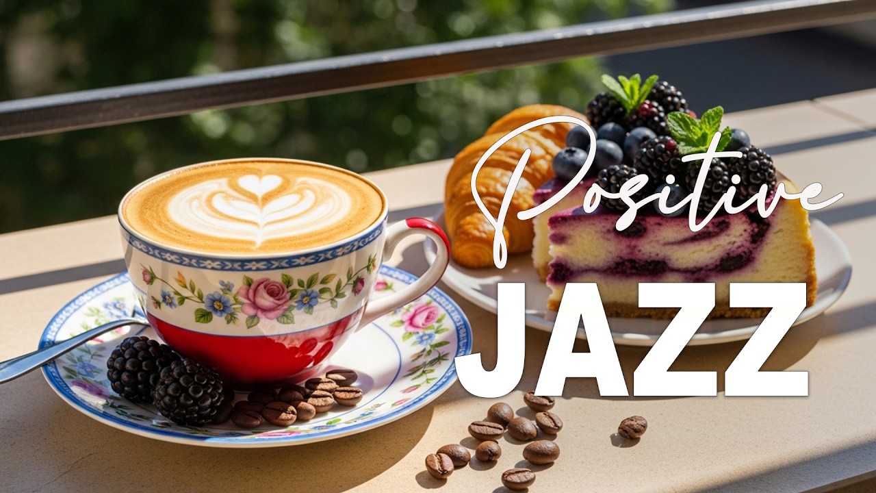 Positive Jazz  ☕ Coffee Shop Ambiance - Relaxing Bossa Nova Instrumental for Working.