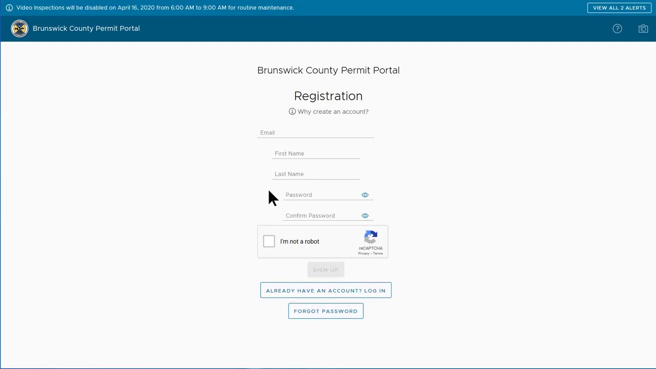 Contractor Portal Login